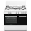 SCHAUB LORENZ SS941EW CUCINA 90X60 5 FUOCHI FORNO ELETTRICO - BIANCA