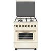 LAR.EL LAREL L60RBG CUCINA 60X60 4 FUOCHI A GAS FORNO A GAS COLORE CREMA