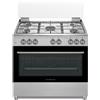 SCHAUB LORENZ SS941MFGVEX CUCINA 90X60 5 FUOCHI FORNO A GAS - INOX