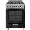Glem Gas ST664MBK Cucina a Gas 60x60, 4 Fuochi, Forno Elettrico, A+, Nero/Inox