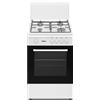 Nikkei SN554WG Cucina a Gas 50x50 4 Fuochi Forno a Gas - Bianca