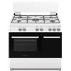 SCHAUB LORENZ SS941GEW CUCINA 90X60 5 FUOCHI FORNO A GAS - BIANCA