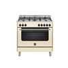 LA GERMANIA AMN965ECRV CUCINA 90X60 5 FUOCHI A GAS FORNO ELETTRICO CREMA