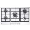 CANDY CHG93WX/1 PIANO COTTURA 90CM 5 FUOCHI A GAS GRIGLIE IN GHISA - INOX