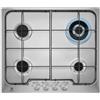 ELECTROLUX PX640UV PIANO COTTURA DA INCASSO 60CM 4 FUOCHI A GAS INOX - PROMO