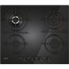 CANDY CVG6BR4WTB PIANO COTTURA 60CM 4 FUOCHI A GAS GRIGLIE IN GHISA -VETRO NERO