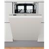 WHIRLPOOL WSIC 3M27 LAVASTOVIGLIE DA INCASSO A SCOMPARSA TOTALE 45CM 10 COP. - E