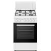 SCHAUB LORENZ SS450GEW CUCINA 50X50 4 FUOCHI FORNO A GAS BIANCO