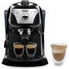 De'Longhi DE LONGHI EC201CDB MACCHINA DA CAFFE' 2 TAZZE A CIALDE/MACINATO E CAPPUCCINATORE