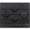 GLEM GAS GT645AN PIANO COTTURA DA INCASSO 60CM 4 FUOCHI A GAS COLORE ANTRACITE