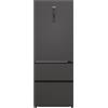 HAIER HTR5719ENPT FRIGORIFERO COMBINATO 3 PORTE 528 LT NO FROST CLASSE E NERO