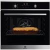 ELECTROLUX EOF6P46X FORNO ELETTRICO VENTILATO 72LT PIROLITICO A+ NERO/INOX