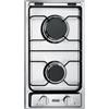 DE LONGHI I23D DOMINO PIANO COTTURA DA INCASSO 30 CM 2 FUOCHI INOX