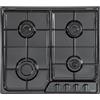 DE LONGHI YNF46ASV PIANO COTTURA DA INCASSO 4 FUOCHI A GAS NERO - PROMO