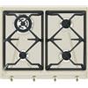SMEG SRV864AVOGH2 PIANO COTTURA A GAS 4 FUOCHI 60 CM COLORE AVENA