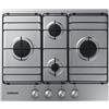 SAMSUNG NA64H3110BS PIANO COTTURA DA INCASSO 60CM 4 FUOCHI A GAS INOX