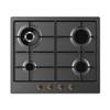 CANDY CHW6BR4WGTGH PIANO COTTURA A GAS 4 FUOCHI DA 60 CM ANTRACITE