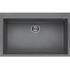 Elleci LMQ13073 Lavello Monovasca 79x50, Installazione Sopratop, Titanio