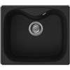 Elleci Fox 200 LGF20040 Lavello Monovasca 58x50 in Granitek Nero