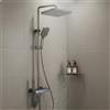 Set Doccia Termostatico Altezza Regolabile Colonna Doccia Termostatica