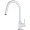 FRANKE 115.0626.081 MISCELATORE MONOCOMANDO CON DOCCETTA ESTRAIBILE BIANCO