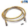 UNIVERSALE TUBO GAS ACCIAIO 1/2 3 METRI F.F.