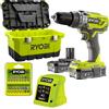 RYOBI R18PD3-220T Trapano Avvitatore Percussione 18V 2 Batterie 2Ah Caricatore
