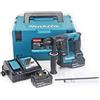 Makita MARTELLO TASSELL BATTERIA DHR171RTJ MAKITA VOLT 18X2 AH 5,0 SDS PLUS + VALIG...