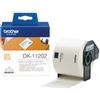 Brother Etichette per Stampante Brother DK11202 Bianco Nero/Bianco