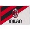A.C. Milan - Bandiera, Prodotto Ufficiale, Nero-Rosso-Bianco, 0