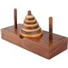 Torre di Hanoi in Legno Puzzle Game Brain Teaser Gioco Educativo con per Bambini