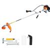 AMC Decespugliatore a braccia con motore a scoppio 52cc impugnatura in alluminio