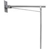 Nofer Maniglione ribaltabile acciaio inox lucido con appoggio pavimento nofer 15062.B