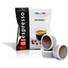 BIESPRESSO 100 Capsule Cialde Caffe caffe Compatibili KIMBO ILLY UNO SYSTEM Miscela Intenso