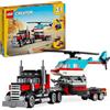 LEGO 31146 Creator 3 in 1 Autocarro con Elicottero, Giochi per Bambini e Bambine