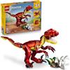 LEGO 31379 Creator 3 in 1 Feroce Dinosauro Giocattolo - Figure di Velociraptor