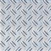 Alberts 466695 Lamiera bugnata, tipo "mandorlato", alluminio, naturale, 120 x 1000 x 1,5 mm