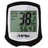 MV-TEK ciclocomputer con filo lampo 9 funzioni nero bianco 304350330 MV-TEK bici contac