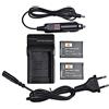 DSTE DE DSTE（2 Pack） Ricambio Batteria SLB-11A + DC23E Travel Caricabatteria Compatibile