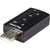 StarTech.com USB 7.1 Sound Card Adapter for PC Mac Laptop, Plug & Play External Audio Device