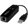 StarTech.com StarTech USB 2.0 56K Fax Modem Adapter V.92 Data Dongle for PC Laptop POS CMR