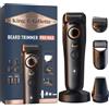 King C. Gillette Rasoio Elettrico Barba Pro MAX Regolabarba Uomo Senza Fili 40 Impostazioni