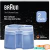 Braun 2 Cartucce Di Ricarica Originali Per Stazione SmartCare Pulizia Rasoio Elettrico