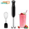 Bonsenkitchen Frullatore Ad Immersione 3 in 1 Portatile da 1000W, Frusta e Bicchiere Da 700 Ml
