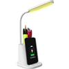 TECHMADE Lampada da Scrivania LED, da Tavolo, Touch Control, Wireless Ricaricabi