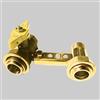 MADE IN ITALY MENSOLA CON RUBINETTO PER CONTATORE GAS 1 1/4 x 3/4 MADE IN ITALY