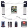 BFT E5 24V KIT SET AUTOMAZIONE CANCELLO BATTENTE BRACCIO ARTICOLATO SNODATO