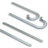 Nice COPPIA DI BRACCI CURVI TELESCOPICI STANDARD NICE TNA6 PER TEN