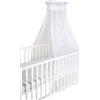 roba Baldacchino per Lettino e Culla safe asleep Air - 16% cotone e 84% PES - 160 x 250 x 0.5 cm - Permette il Circolo dell'Aria - Design che si Adatta ad ogni Cameretta - Bianco