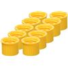 Neolab elettrico 1678 tappi a vite GL 18 polipropilene Full Foot fin - giallo (confezione da 10)